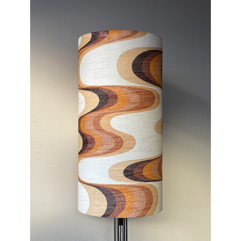 Lampshade Ondoyant H50 D25 - vintage fabric