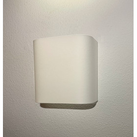 Wall lampshade white creamy Ecru fabric