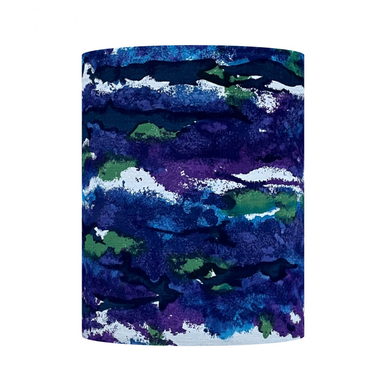 Abat-jour Aquarelle bleu H23 D20