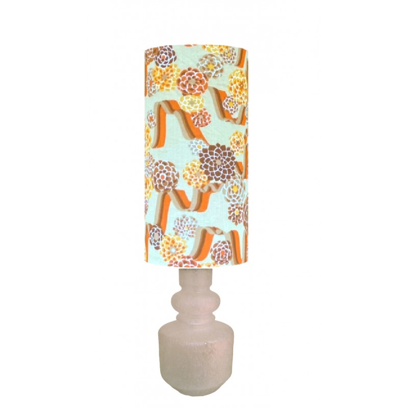 Lampshade Pampa H40 D20 - vintage fabric