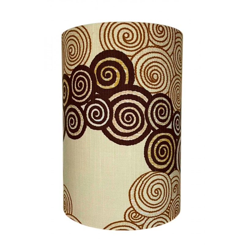 Lampshade Koudou H50 D33cm - vintage fabric