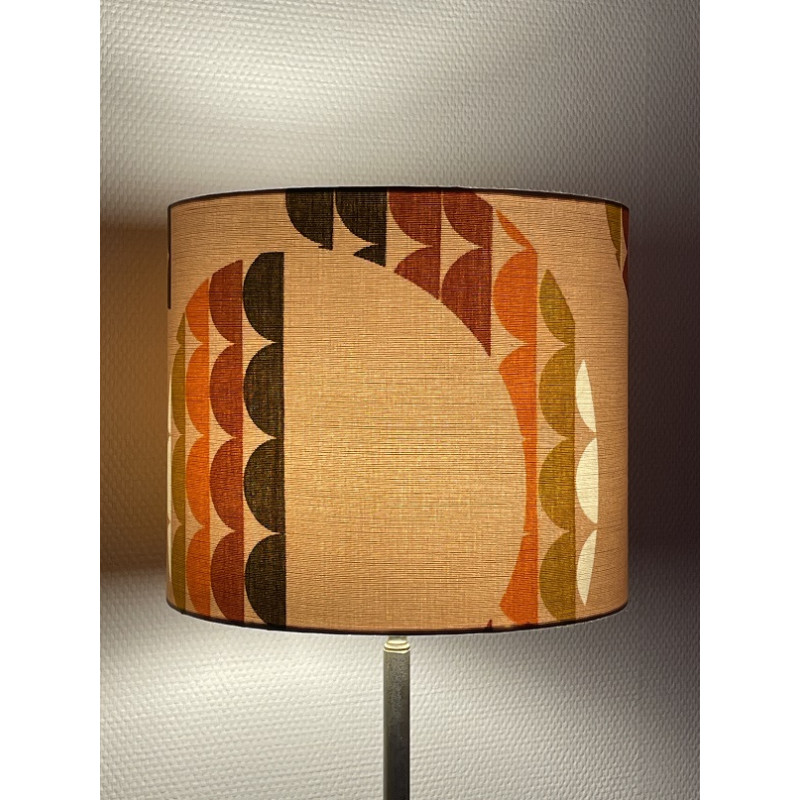 Abat-jour Galaxie H25 D30 - tissu vintage