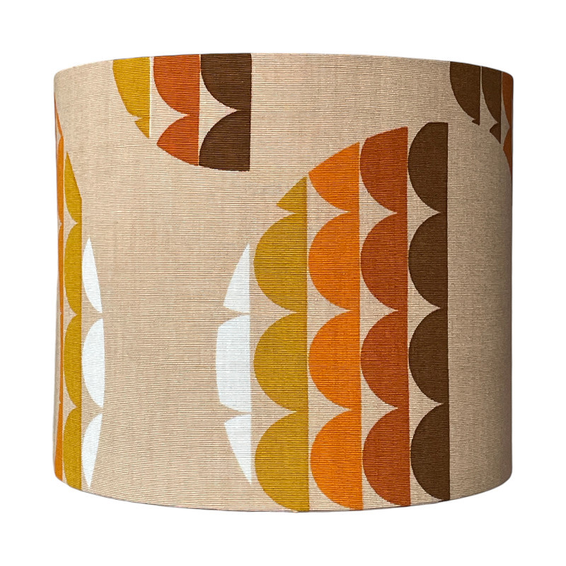 Lampshade Galaxie H25 D30 - 1970's fabric