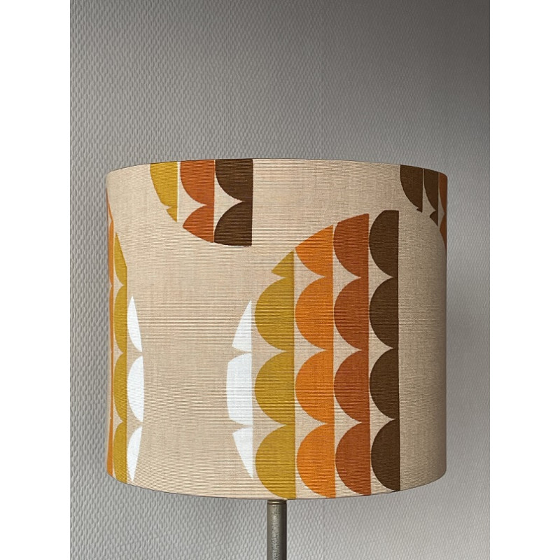 Abat-jour Galaxie H25 D30 - tissu vintage