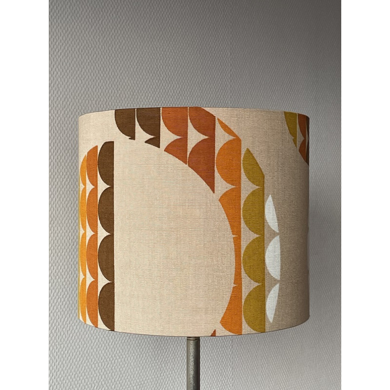 Lampshade Galaxie H25 D30 - 1970's fabric