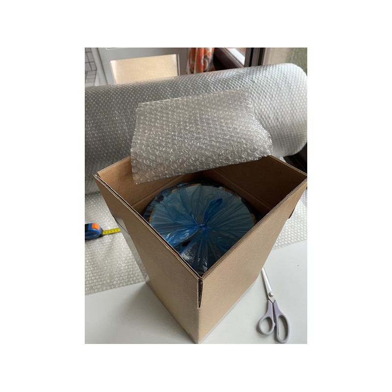 Desklamp Lamp'angel Vibration H28 D20cm - mid-century fabric