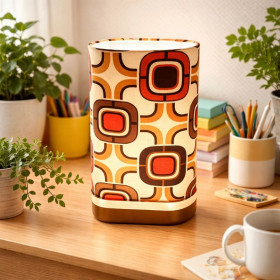 Lamp'angel square Kansas H28 L15cm -...