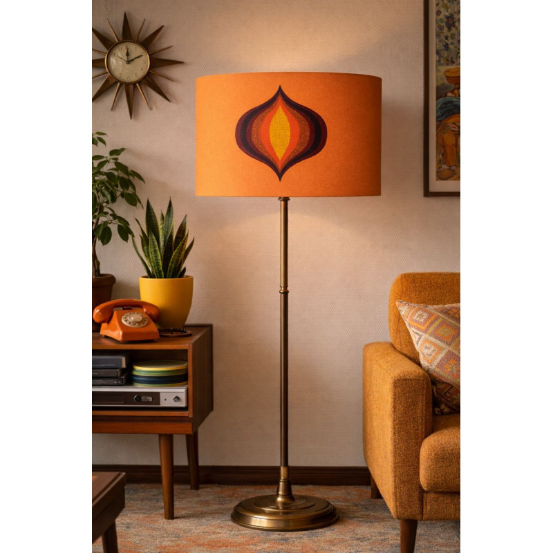 Abat-jour Snake eye H30 D45 - style 1970's