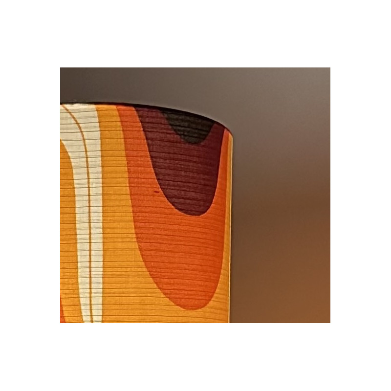Lampshade Pin up H21  D20cm mid-century fabric