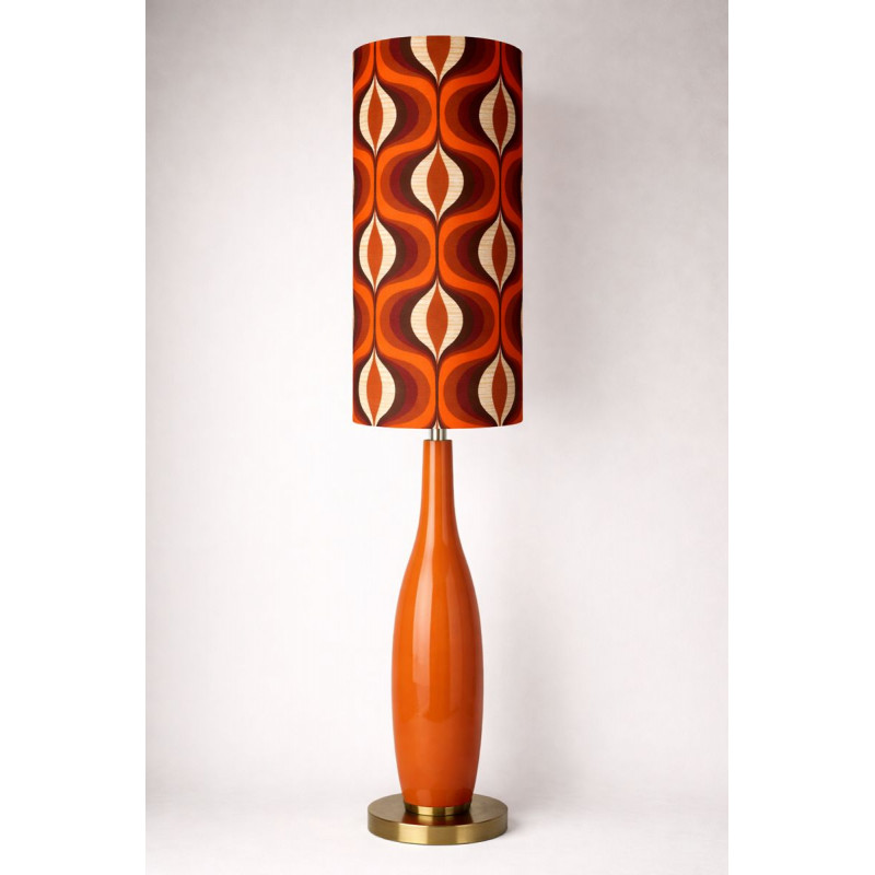 Lampshade Vyper H80 D35cm - vintage fabric