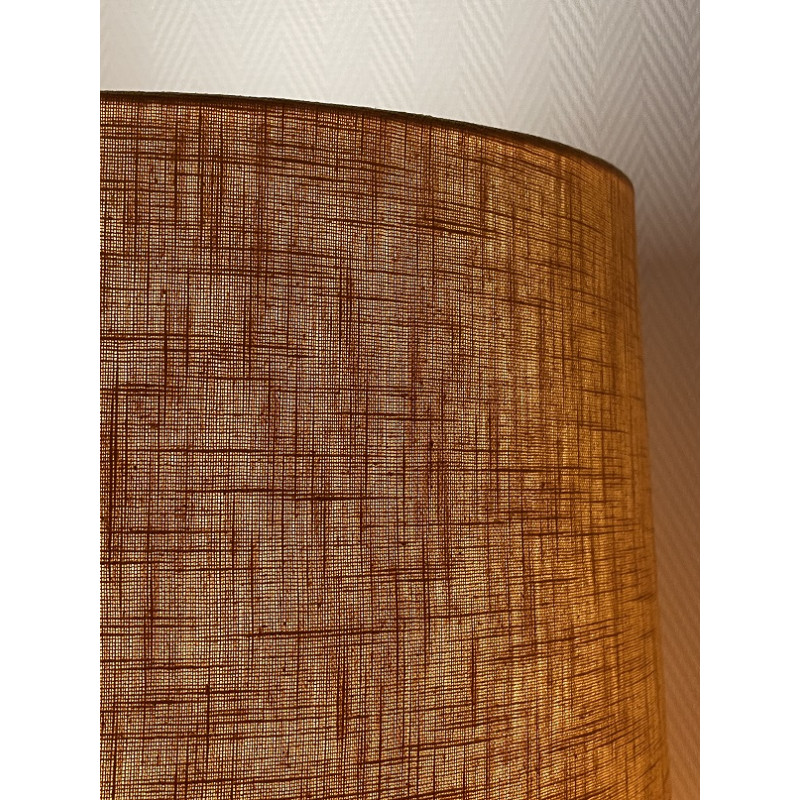 Lampshade Ocre linen textured H90 D40 d31cm