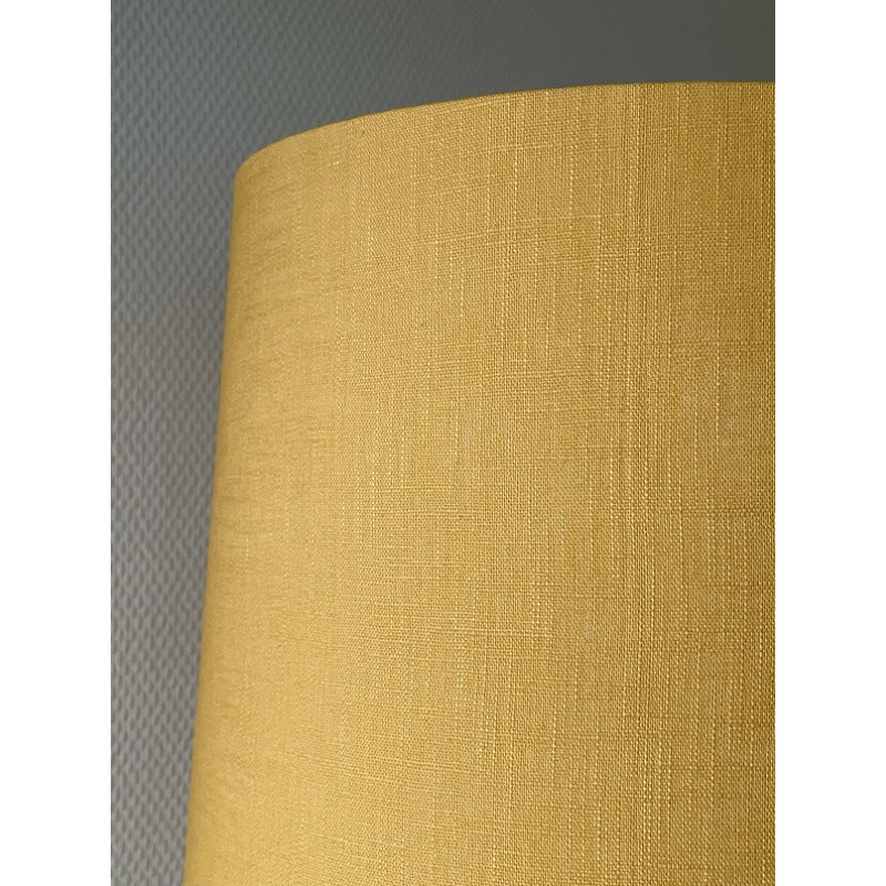 Abat-jour Ocre lin texturé H90 D40 d31