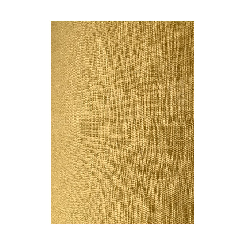 Lampshade linen ochre H23 D20cm - scandinave fabric