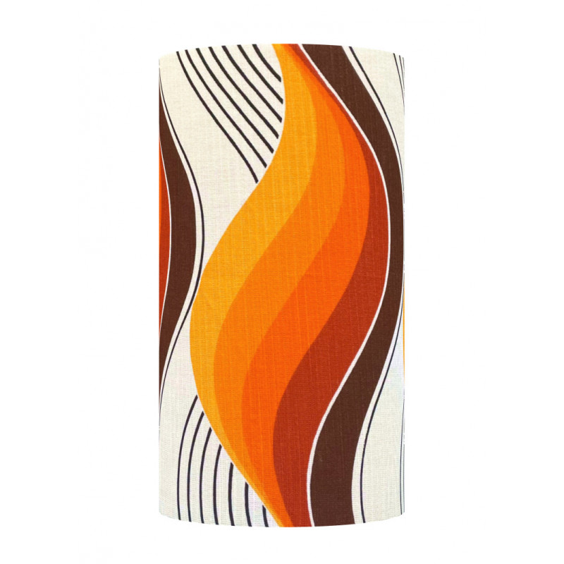 Lampshade Sables d'Olonne H50 D30cm - mid-century fabric