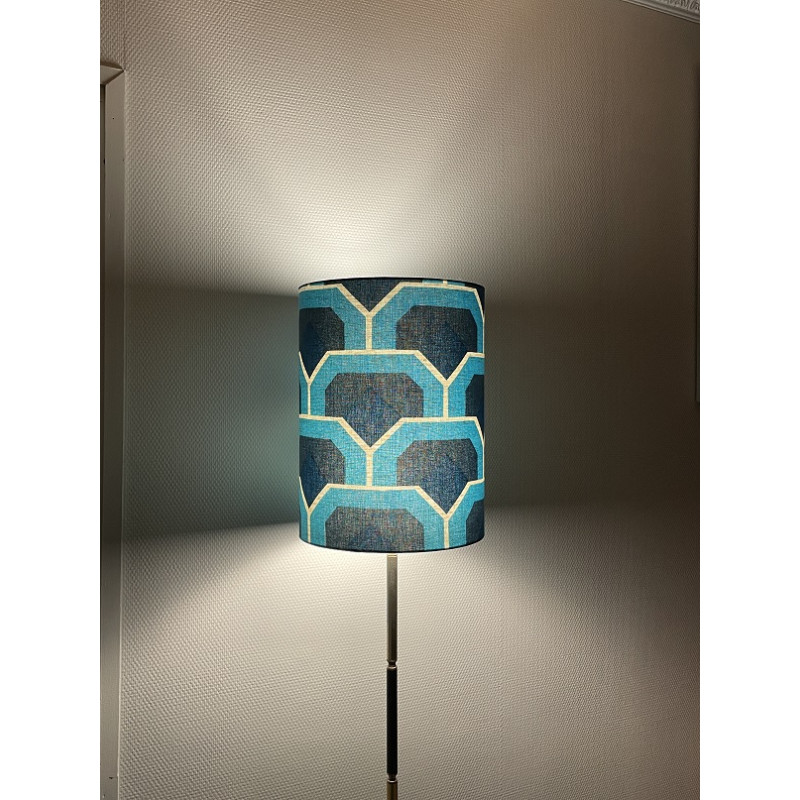 Lampshade Iroise H40 D30cm - mid-century fabric
