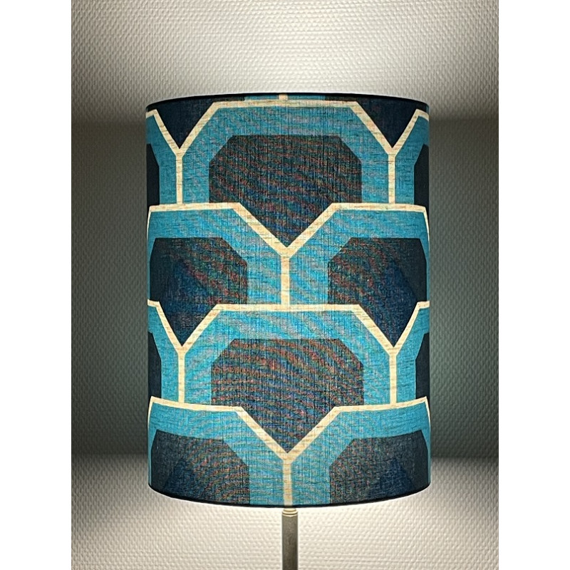 Lampshade Iroise H40 D30cm - mid-century fabric