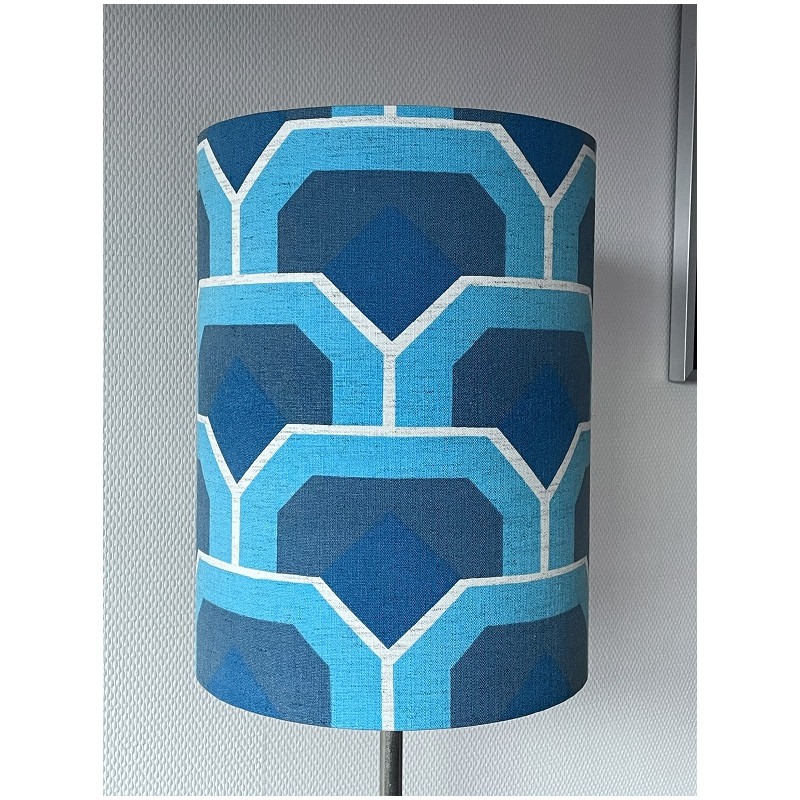 Lampshade Iroise H40 D30cm - mid-century fabric