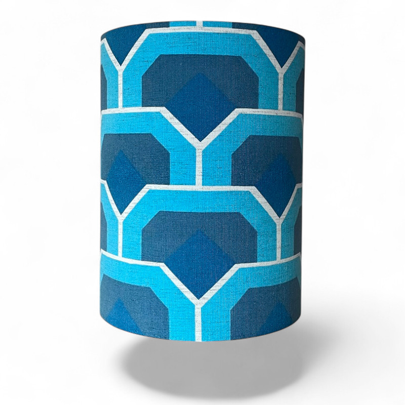 Lampshade Iroise H40 D30cm - mid-century fabric