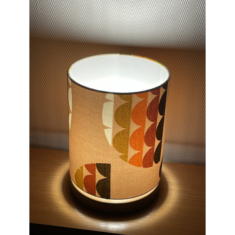 Desklamp Lamp'angel Galaxie light H28 D20cm - mid-century fabric