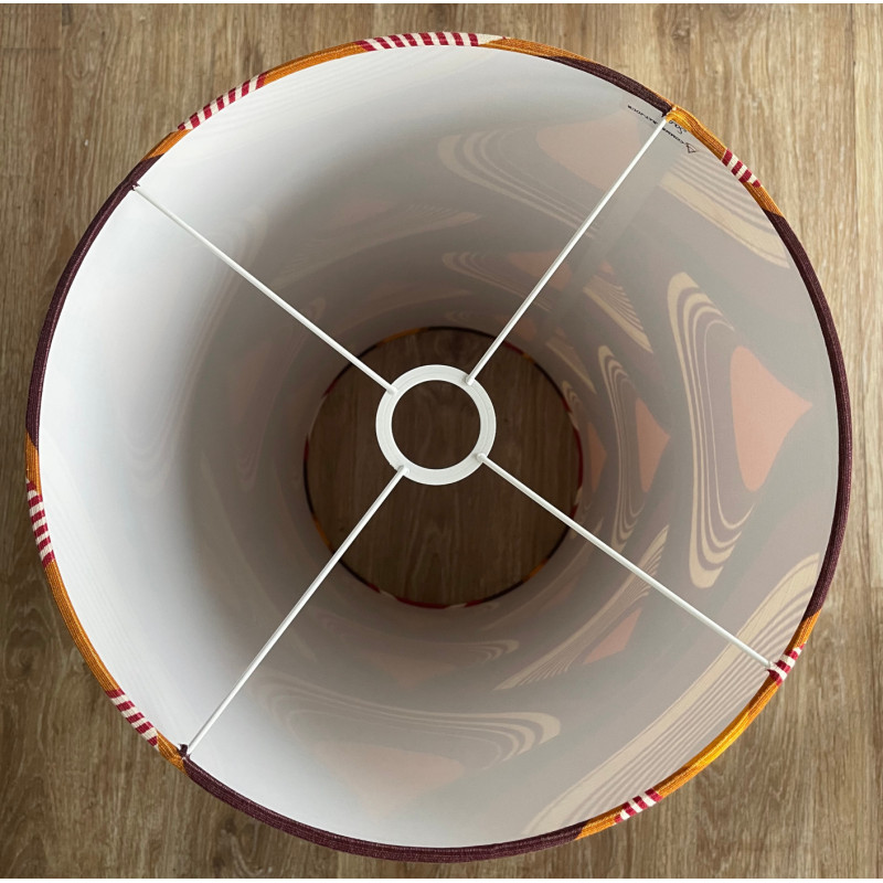 Floor lamp red Saga - vintage 1970's