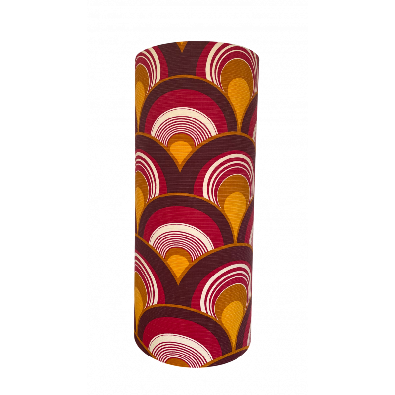 Floor lamp red Saga - vintage 1970's