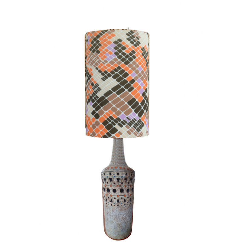 Lampshade Mosaic H60 D35cm - vintage fabric