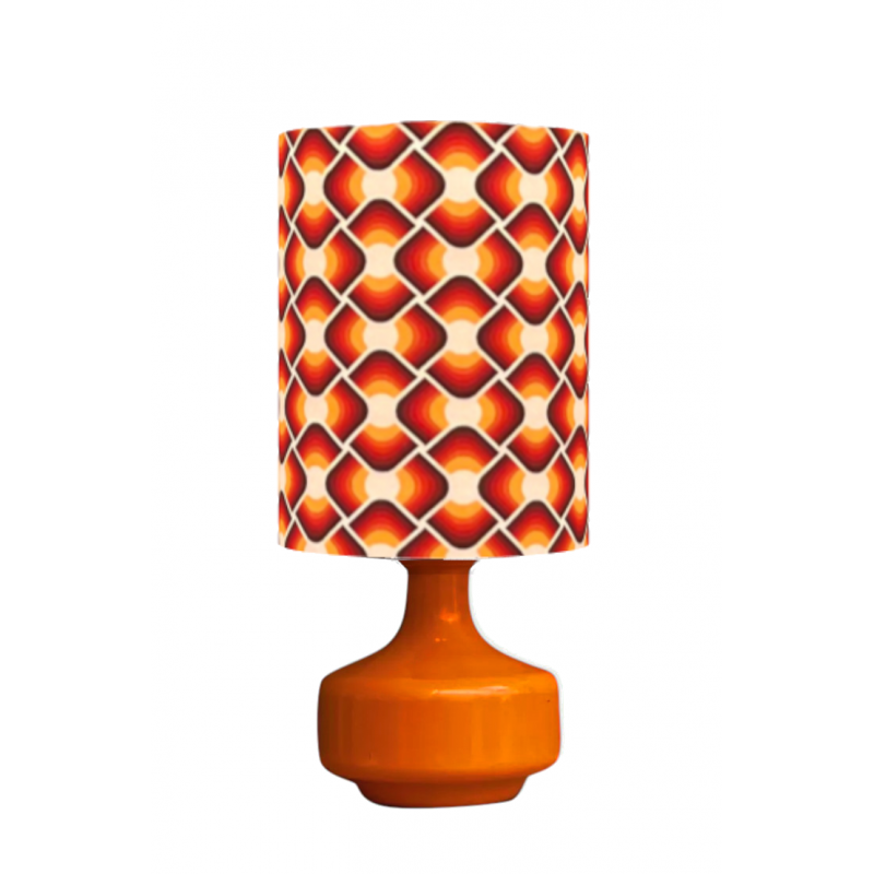 Lampshade Nebraska H23 D20cm mid-century fabric