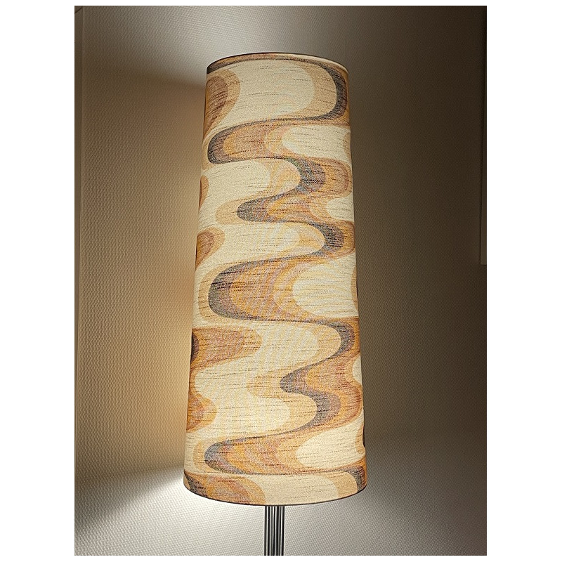 Abat-jour Ondoyant H90 D40 D31 - tissu vintage