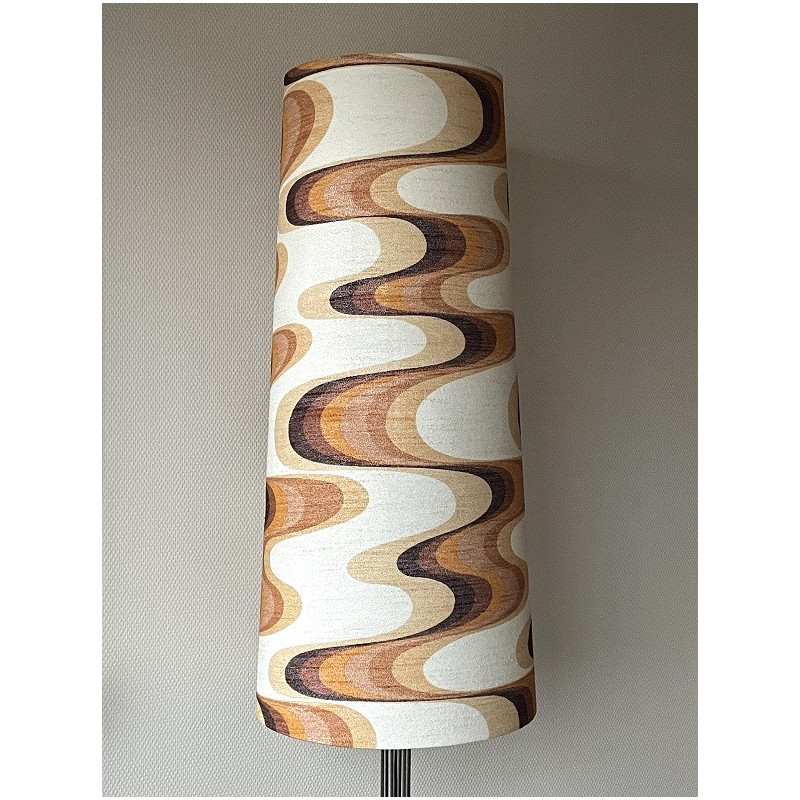 Lampshade Ondoyant H90 D40 D31cm - mid-century fabric