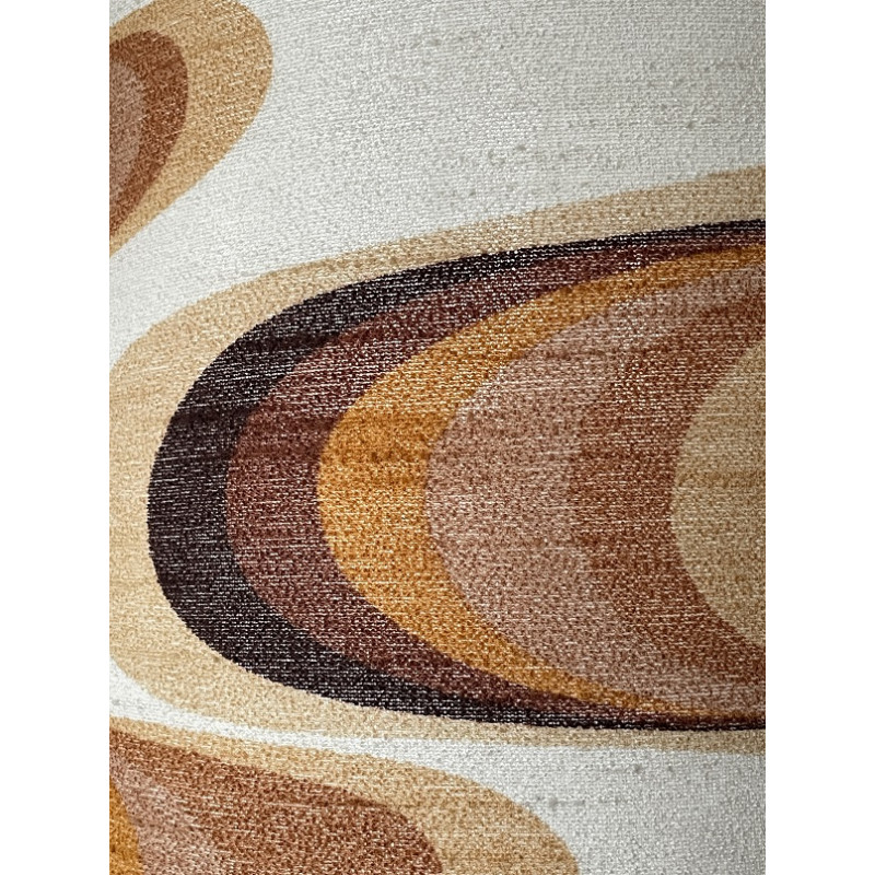 Lampshade Ondoyant H90 D40 D31cm - mid-century fabric
