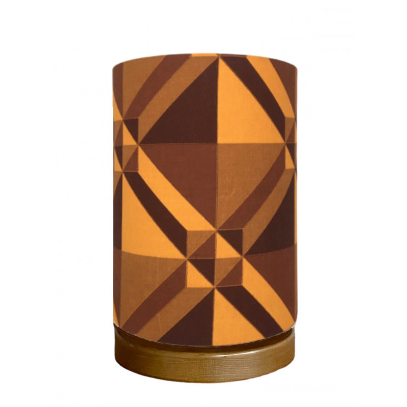 Lamp'angel Mirage H30 D20 - tissu vintage