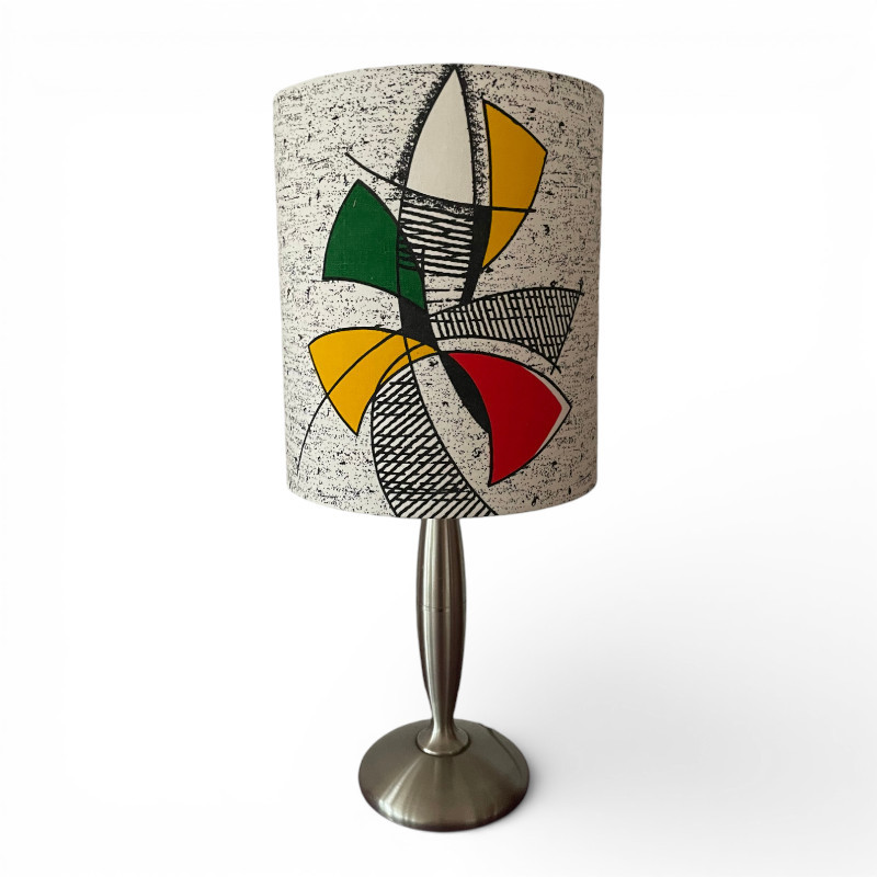 Lampe de chevet « Voilure » – tissu vintage