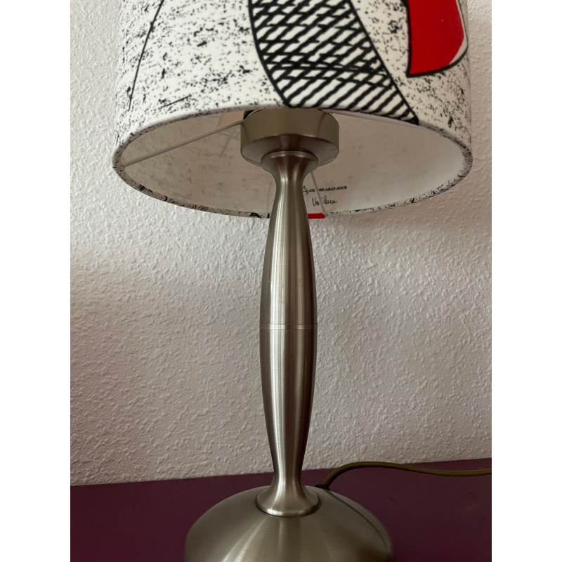 Lampe de chevet « Voilure » – tissu vintage
