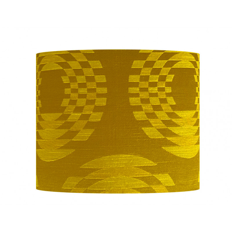 Lampshade Hélios H25cm D33cm - vintage 1970's fabric