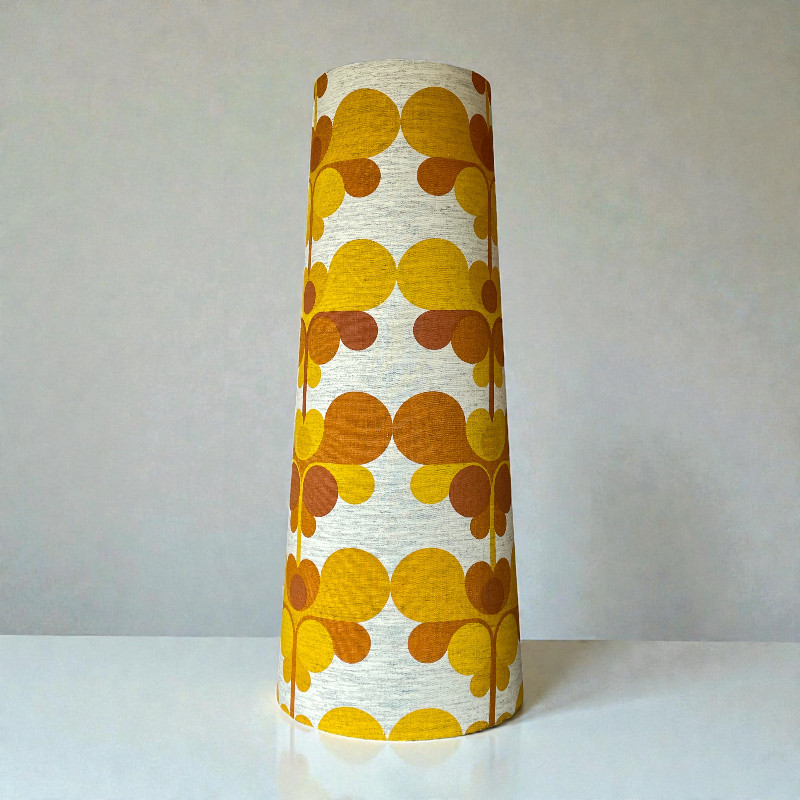 Lampshade Pascua ocre H87 D35 d25cm - mid-century vintage 70's