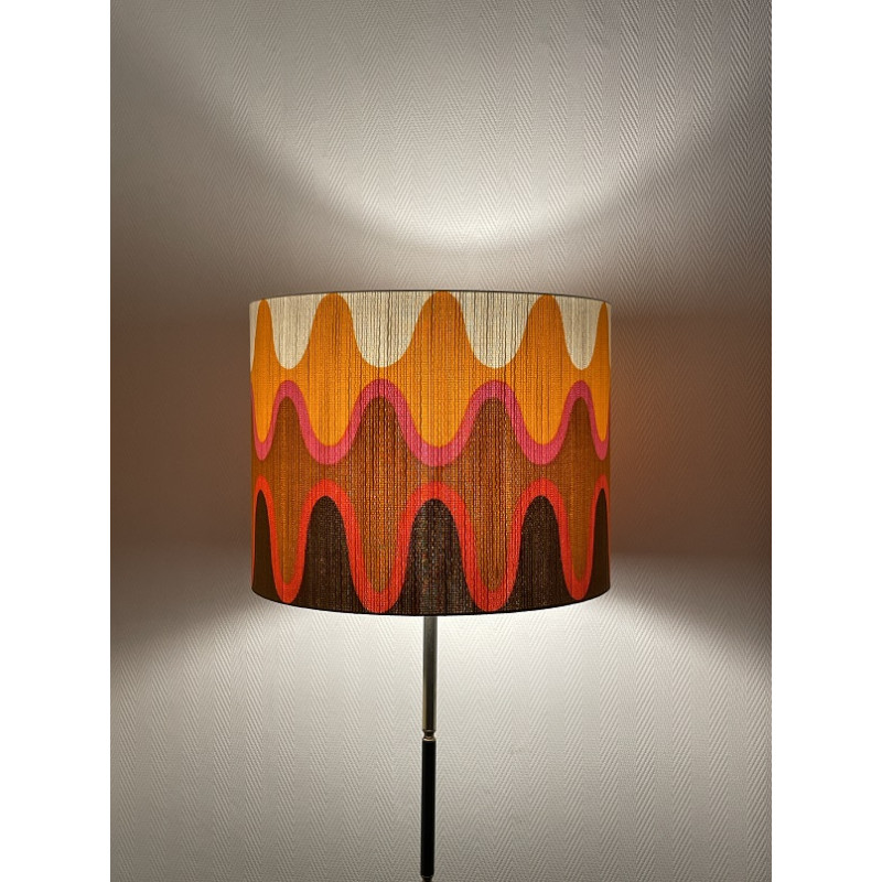 Abat-jour Ola tissu H36 D45 vintage 70s