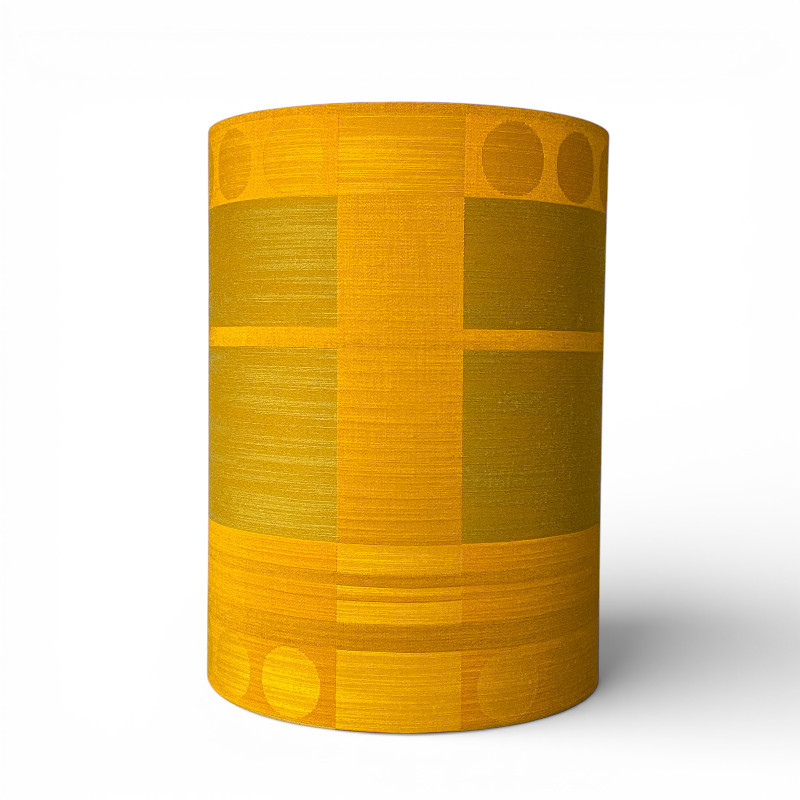 Lampshade Golden shape H45 D33cm - vintage fabric