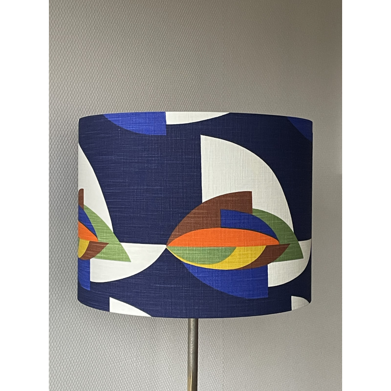 Lampshade Flambeau blue H30 D40cm