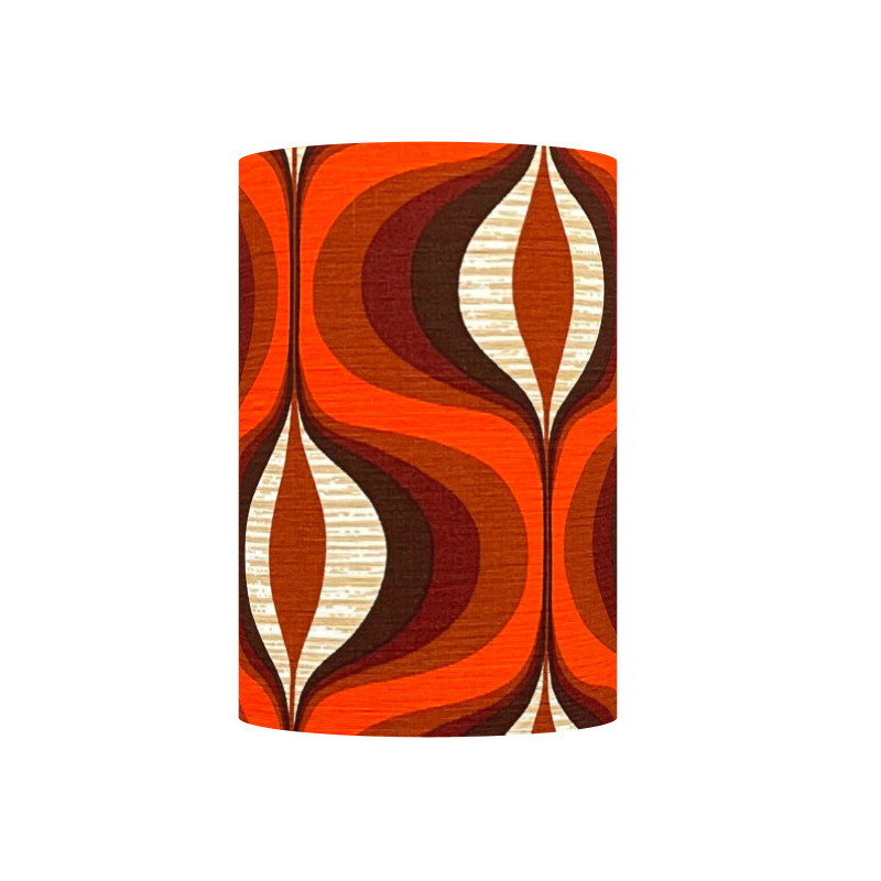 Abat-jour Vyper H30 D22 - tissu vintage 70's