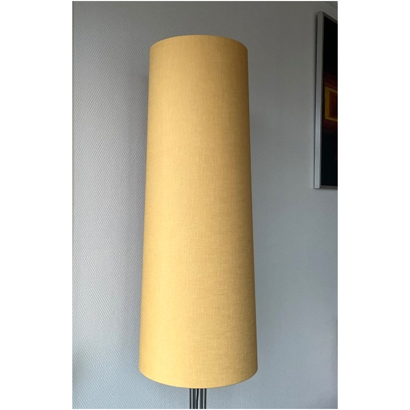 Abat-jour Ocre lin texturé H80 D30 d25