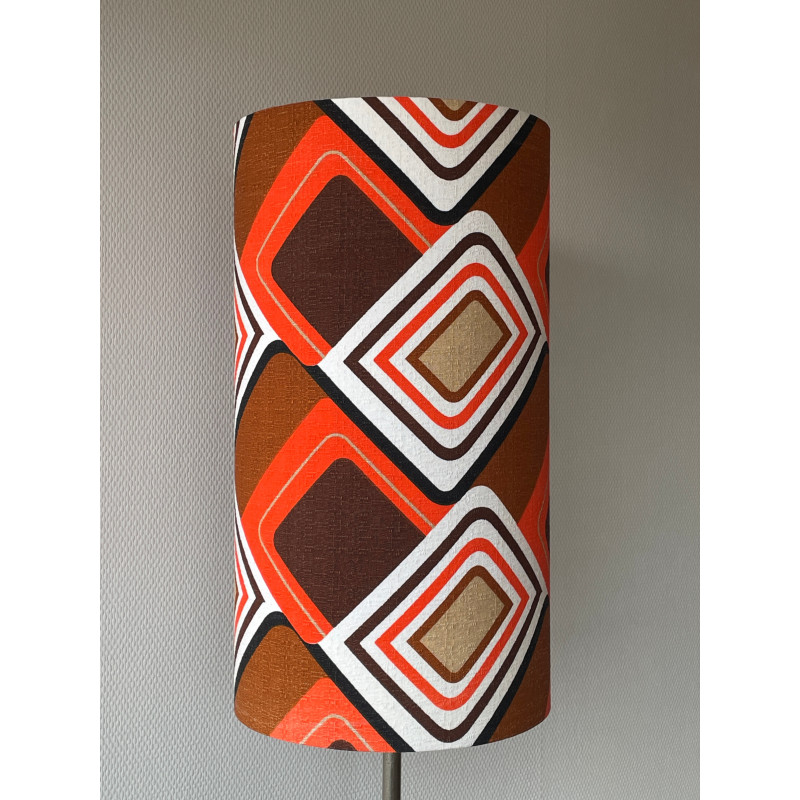 Lampshade Alabama H55 D30cm - 70's fabric