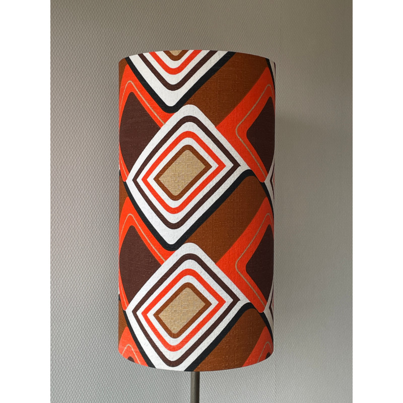 Lampshade Alabama H55 D30cm - 70's fabric