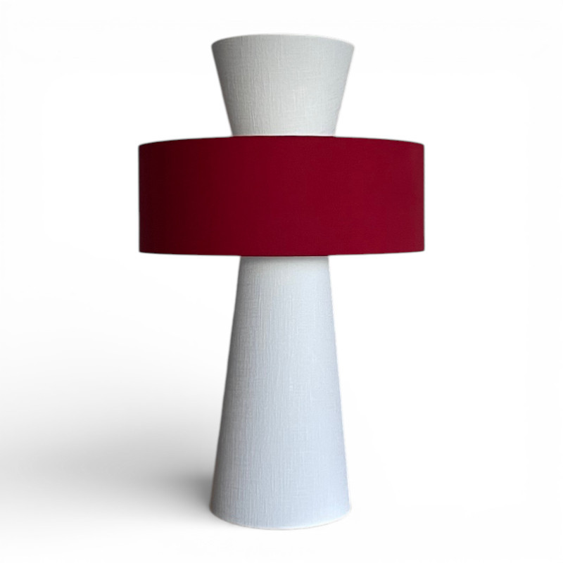 Desklamp Lamp'cône red wine