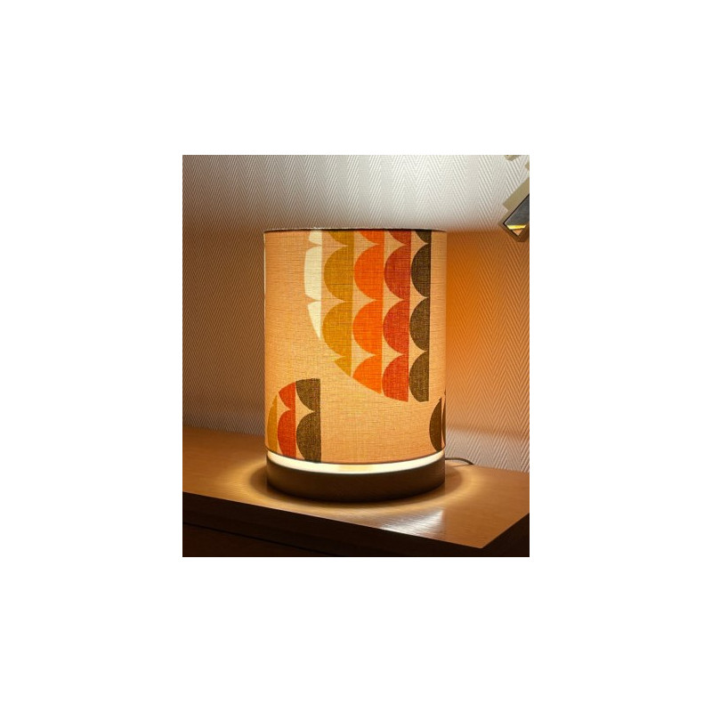 Lamp'angel Galaxie clair H28 D20 - tissu vintage