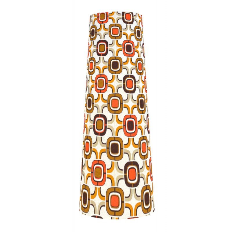 Lampshade Kansas H75 D30 d20cm - mid century fabric