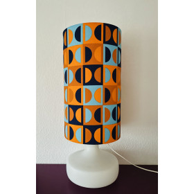 DeskLamp white opalin glass Moma Blue...