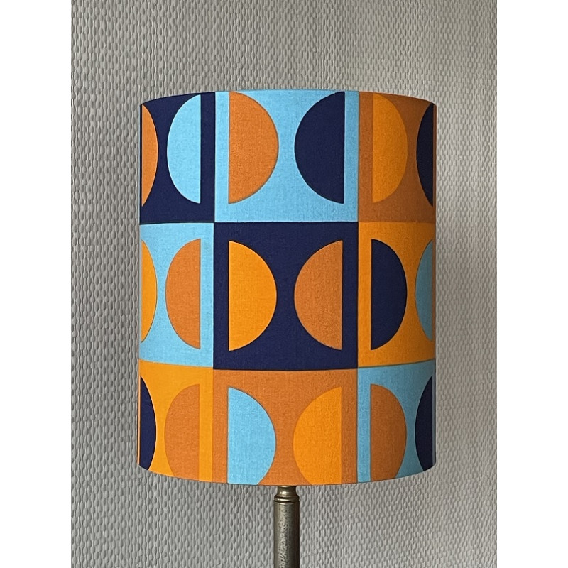 Lampshade Moma H24 D20cm mid-century fabric
