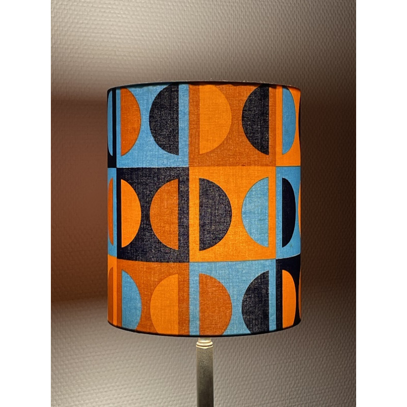 Lampshade Moma H24 D20cm mid-century fabric
