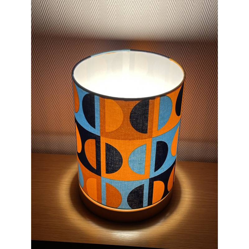 Desklamp Lamp'angel Moma H28 D20cm - mid-century fabric