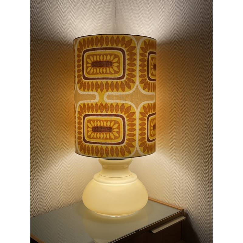 Abat-jour Sunflower H40 D30 vintage 70's
